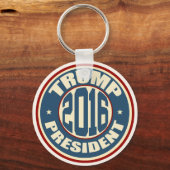 Donald Trump President 2016 Sleutelhanger (Voorkant)