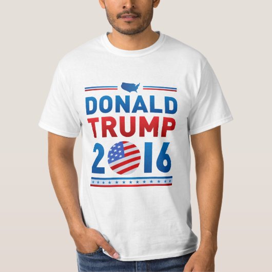 Donald Trump President 2016 Tshirt (Voorkant)