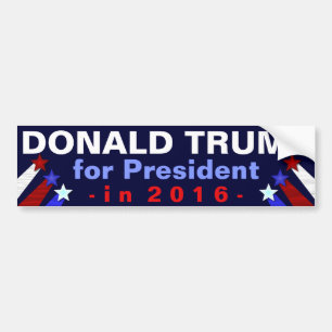 Donald Trump President 2016 Verkiezing Republikein Bumpersticker