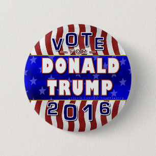Donald Trump President 2016 Verkiezing Republikein Ronde Button 5,7 Cm