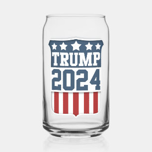 Donald Trump President 2024 Blikvorm Glas