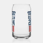 Donald Trump President 2024 Blikvorm Glas (Links)