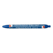 Donald Trump President 2024 Zwarte Inkt Pen (Voorkant)