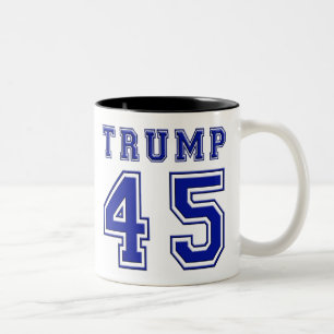 Donald Trump President Blue White Coffee Cup Mok