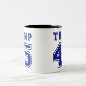 Donald Trump President Blue White Coffee Cup Mok (Center)