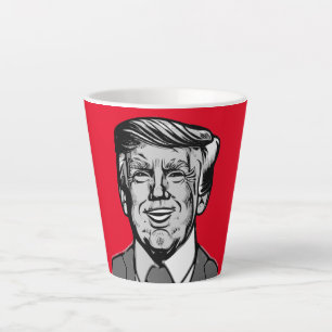 DONALD TRUMP PRESIDENT CARTOON LATTE MOK