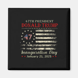 Donald Trump President Inauguratiedag 2025 Magneet