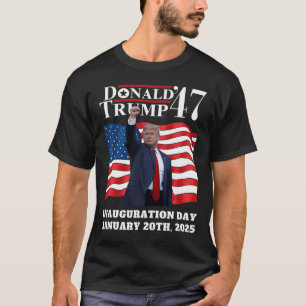 Donald Trump President Inauguratiedag 2025 Victo T-shirt