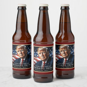 Donald Trump Presidentiële Inauguratie Collector's Bier Etiket