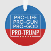 Donald Trump Pro-Life Pro-Gun Pro-God (devant)