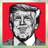 DONALD TRUMP RAAMSTICKER (Vel 3)