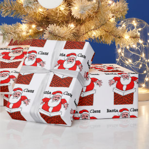 Donald Trump Ranta Claus Wrapping Paper Cadeaupapier