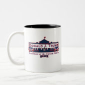 Donald Trump Red White Blue 11 oz Coffee Mok Cup (Links)