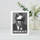 Donald Trump Republican DisGrace Briefkaart (Staand voorkant)