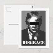 Donald Trump Republican DisGrace Briefkaart (Voorkant / Achterkant)