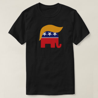 Donald Trump Republican Elephant Hair Logo T-shirt