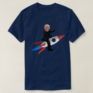 Donald Trump Rides a Rocket T-shirt