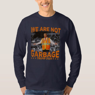 Donald Trump rijdt in vuilniswagen 2024 T-shirt