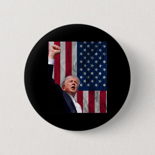 Donald Trump Ronde Button 5,7 Cm