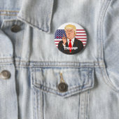 Donald Trump Ronde Button 5,7 Cm (In situ)
