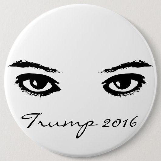 Donald Trump Ronde Button 6,0 Cm (Voorkant)
