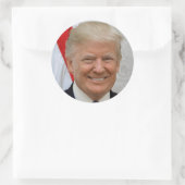 Donald Trump Ronde Sticker (Tas)