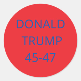 Donald Trump Ronde Sticker