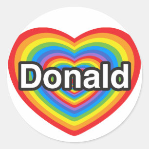 Donald Trump Ronde Sticker