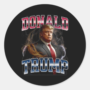 Donald Trump Ronde Sticker