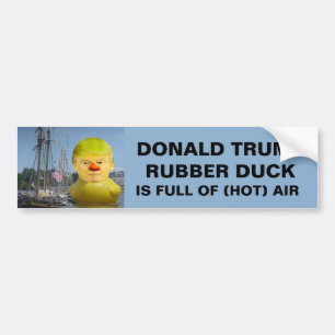 Donald Trump Rubber Yellow Duck Bumpersticker