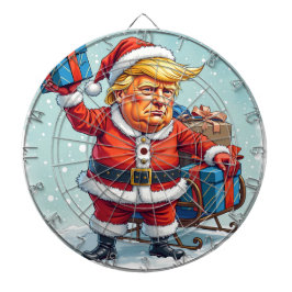Donald Trump Santa Claus Dartbord