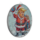Donald Trump Santa Claus Dartbord (Voorkant Links)