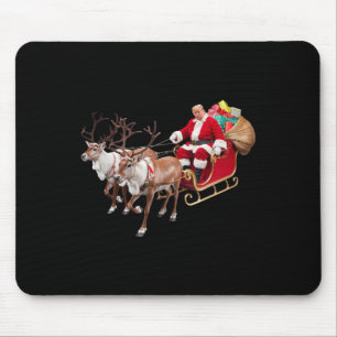 Donald Trump Santa Claus Sleigh Christmas USA Muismat