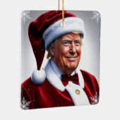 Donald Trump Santa Clause Keramisch Ornament (Rechts)