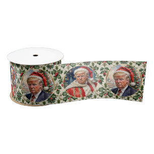 Donald Trump Santa Hat Kerstmis 3" Luxe Lint