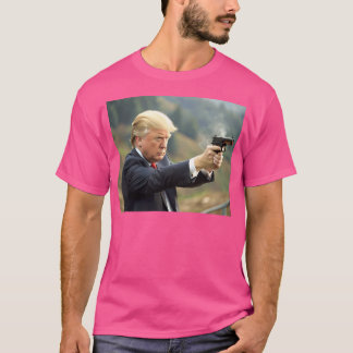 Donald Trump schiet op vijanden T-shirt