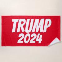 DONALD TRUMP Serviettes de plage 2024