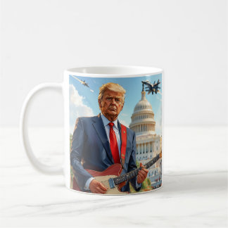 Donald Trump speelt gitaar in het Capitool Koffiemok