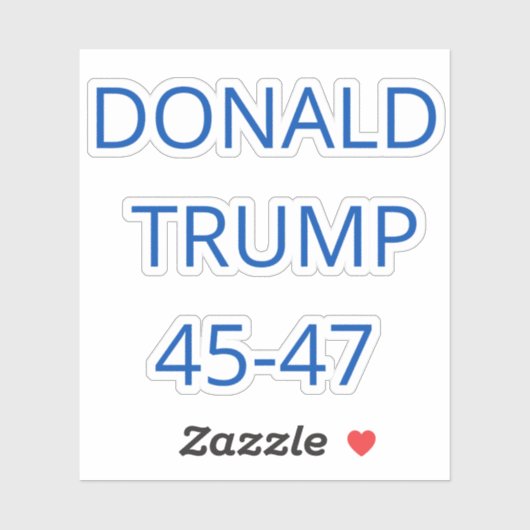 Donald Trump Sticker (Vel)