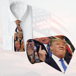 Donald Trump stropdas Grappige gezichten van Tru