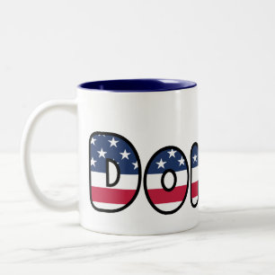 Donald Trump Support USA President 2016 Tweekleurige Koffiemok