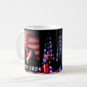 Donald Trump tasse 2024 trump tasse de café (Devant gauche)