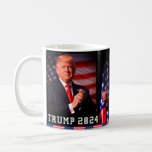 Donald Trump tasse 2024 trump tasse de café (Gauche)