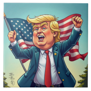 Donald Trump Tegeltje