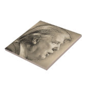 Donald Trump Tegeltje (Zijkant)