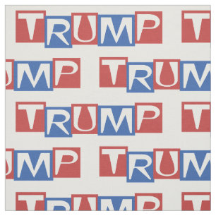 Donald TRUMP thema Verkiezingsuitrusting Fabric Stof
