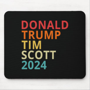 Donald Trump Tim Scott 2024 President Republikeins Muismat