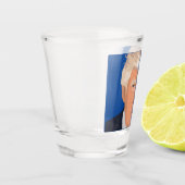 DONALD TRUMP TIRE VERRE (Gauche)