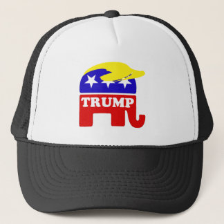 Donald Trump Toupee Republikein Elephant Trucker Pet