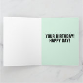 DONALD TRUMP TREMENDOUS BIRTHDAY GROTE KAARTEN (Binnen)